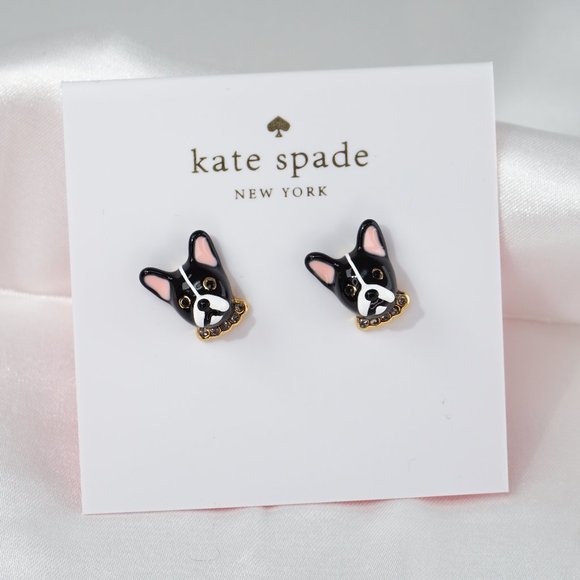 kate spade Jewelry - Kate Spade Ma Cherie Antoine Dog Studs (NEW)